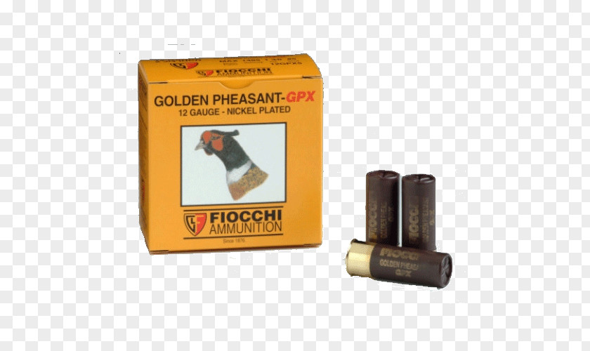 Golden Pheasant Fiocchi Munizioni Bullet Rimfire Ammunition Shot PNG