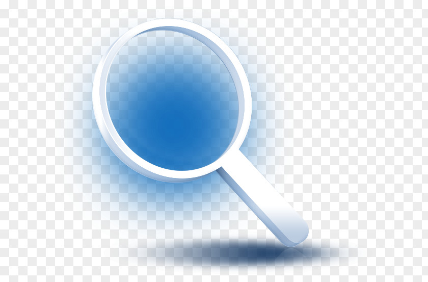 Magnifier Blue Magnifying Glass PNG