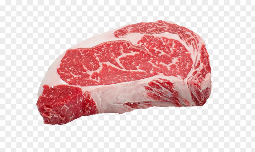 Meat Rib Eye Steak Marbled Beef PNG