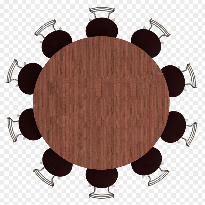 Top View Round Table Chair Dining Room Stock Photography PNG