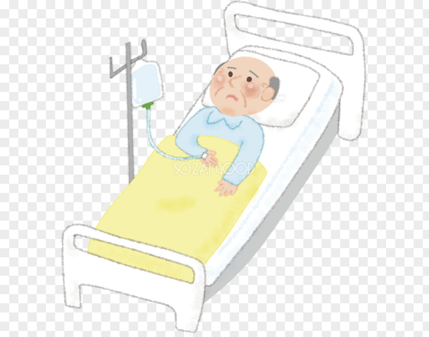 Bed Hospital Inpatient Care Grandfather Old Age PNG