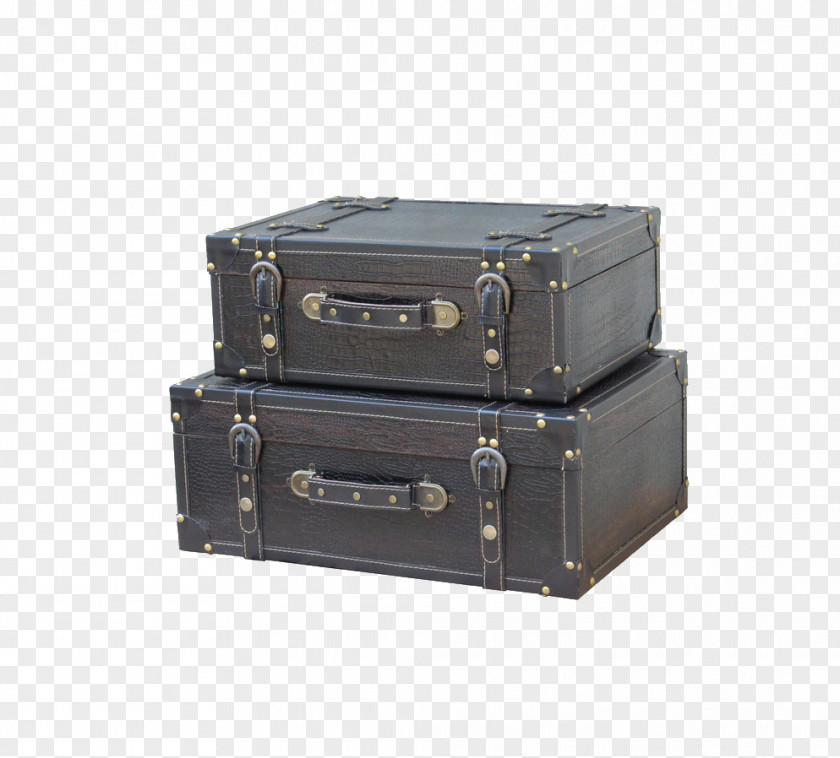 Box Table Suitcase Artificial Leather Trunk PNG