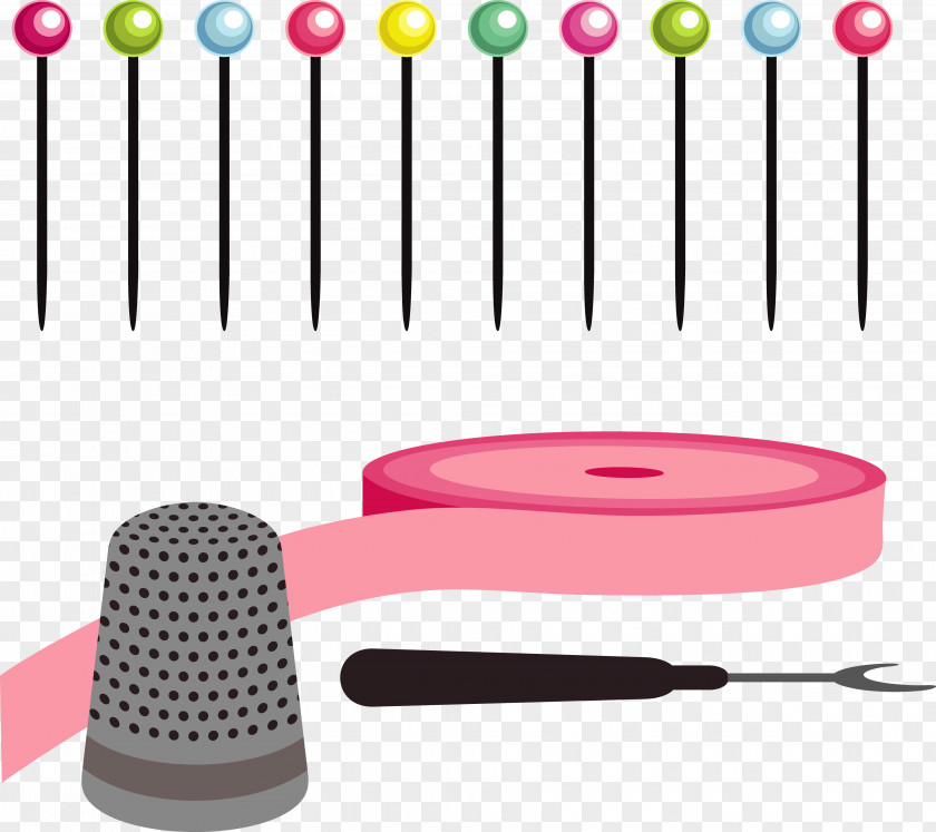 Decorated With Pin Clip Art PNG
