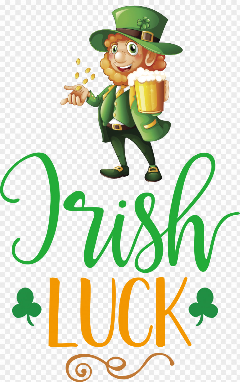 Irish Luck Saint Patrick Patricks Day PNG