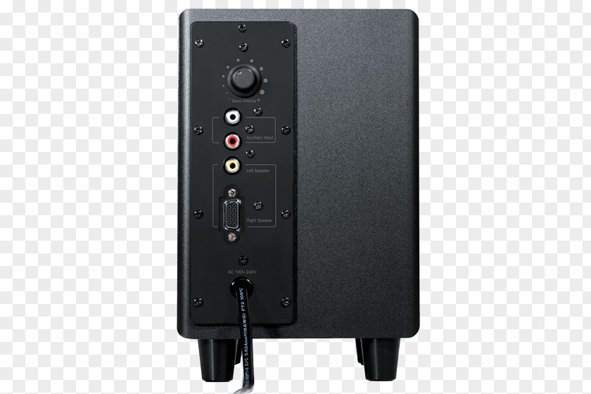 Knob Design Logitech Loudspeaker Subwoofer Computer Speakers Phone Connector PNG