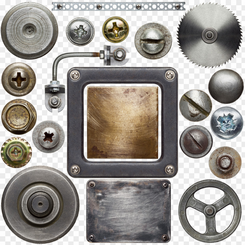 Mechanical Metal Gear Parts Collection Screw Texture Stock Photography Nut PNG