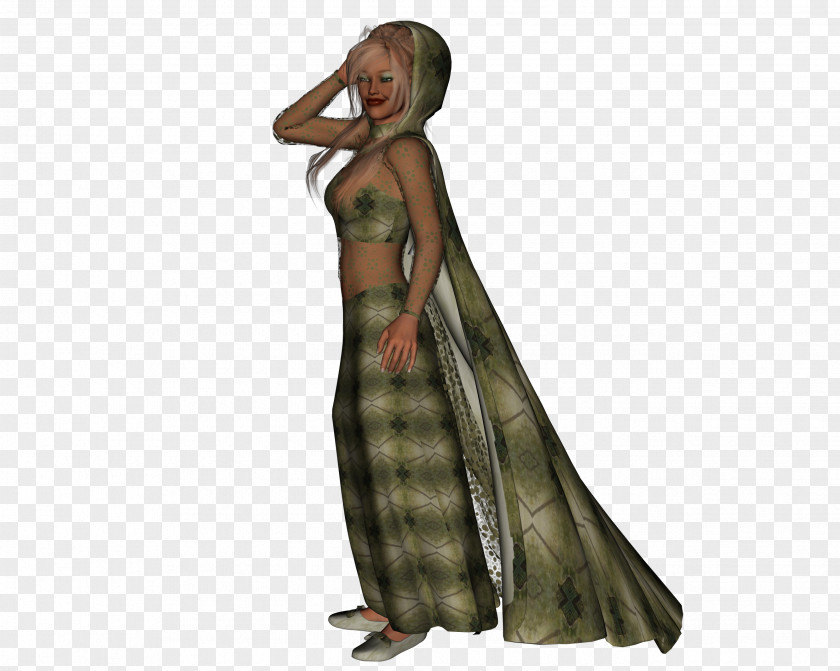 Woodland Fairy Costume Design Gown Legendary Creature PNG