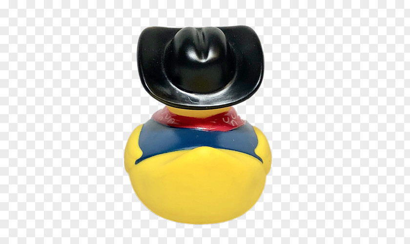 Duck Rubber Cowboy Hat Yellow PNG