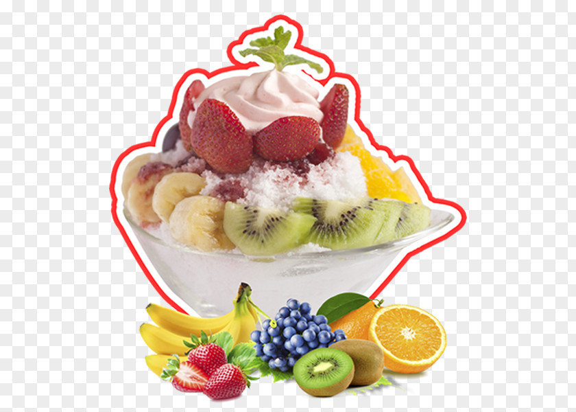 Fruits Juice Sundae Gelato Ice Cream Frozen Yogurt Fruit PNG