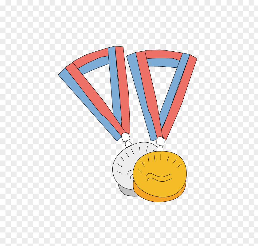 Medal Vector Material Gold Silver PNG