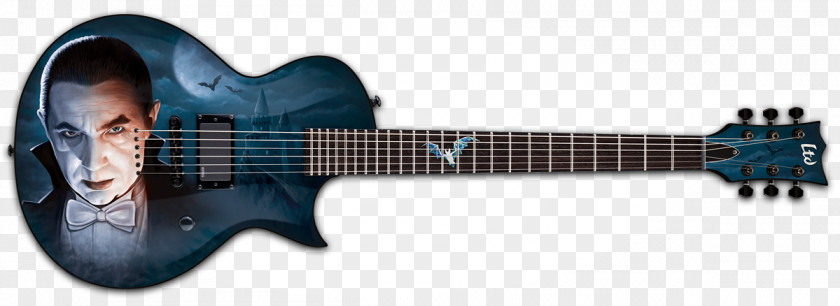 Bela Lugosi ESP LTD EC-1000 Guitars Electric Guitar Thrash Metal PNG