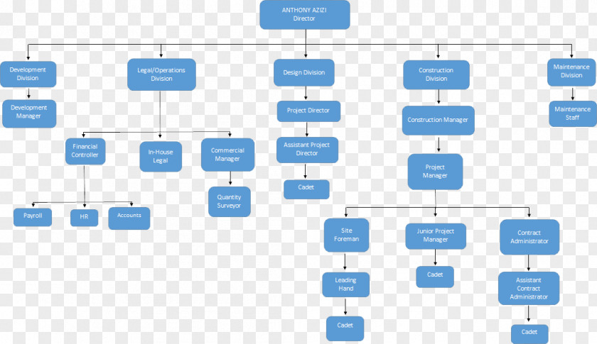 Building Organizational Chart Construction Project Team PNG