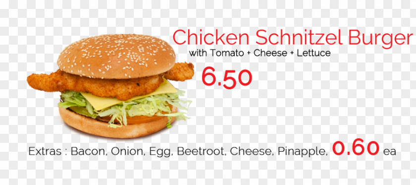 Chicken Schnitzel Cheeseburger Slider Hamburger Fast Food Veggie Burger PNG