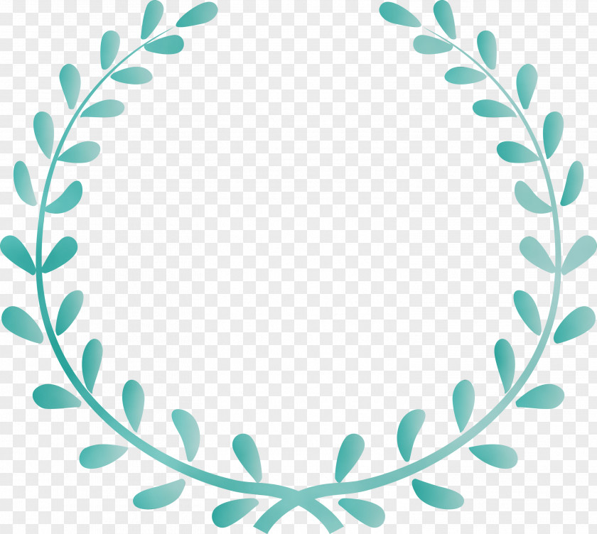 Green Leaf Plant Circle PNG