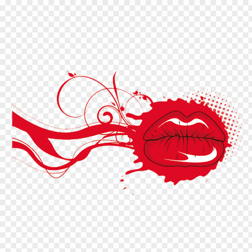 Lips Red Lip PNG