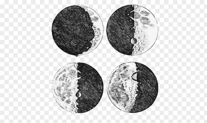 The Moon In Night Sky Sidereus Nuncius Galilean Moons Drawing Natural Satellite PNG