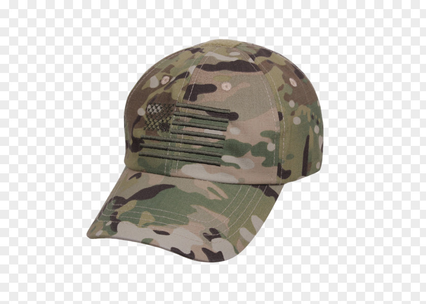 United States MultiCam Baseball Cap Hat PNG