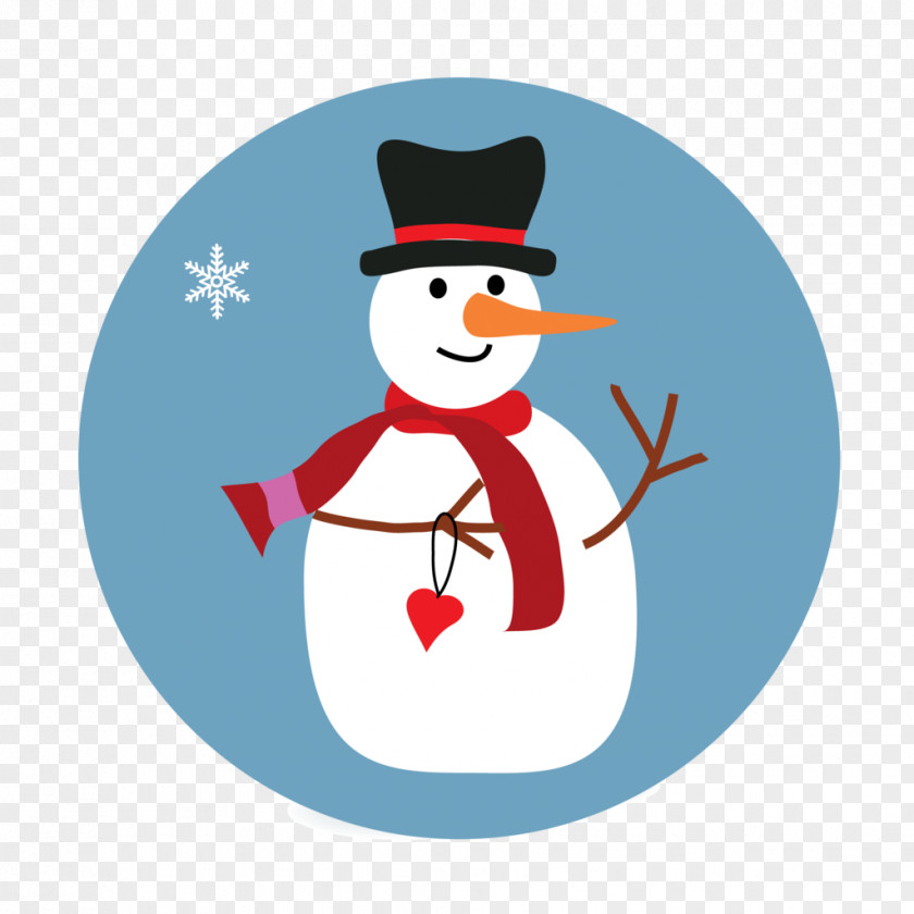 Love Snowman Snowflake Clip Art PNG