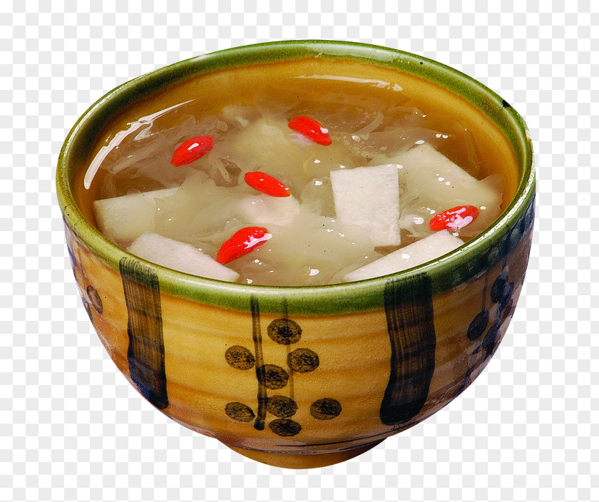Rock Sugar Candy Soup Cuisine Bowl Pyrus Nivalis PNG