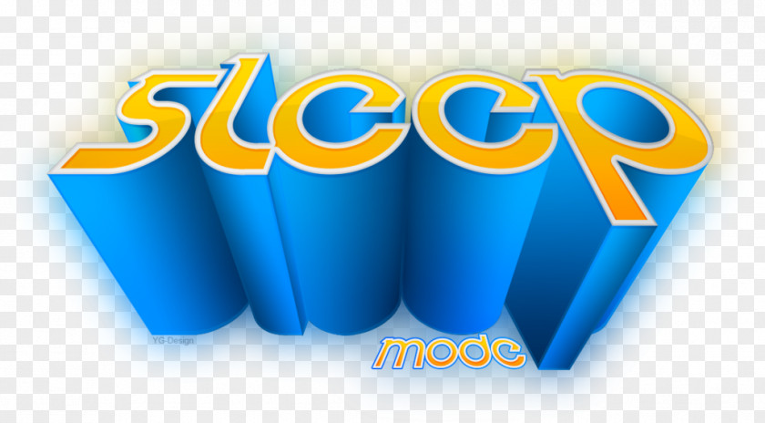 Sleep Mode Logo Brand Product Design Font PNG