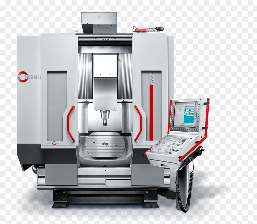 C 32 Tool Machining Milling Computer Numerical Control Machine PNG
