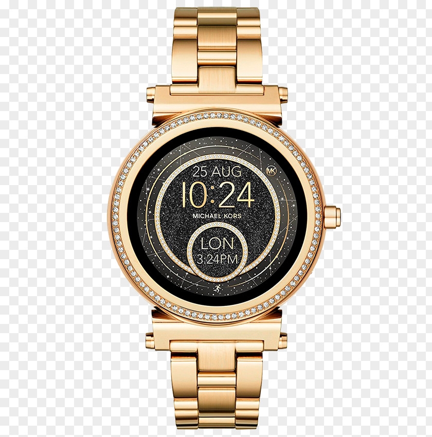 Smartphone Watches Fossil Michael Kors Access Sofie Smartwatch Bradshaw PNG