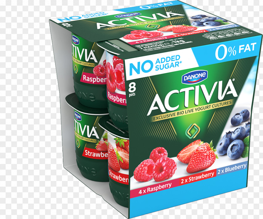 Blueberry Berry Activia Yoghurt Probiotic Low-fat Diet PNG