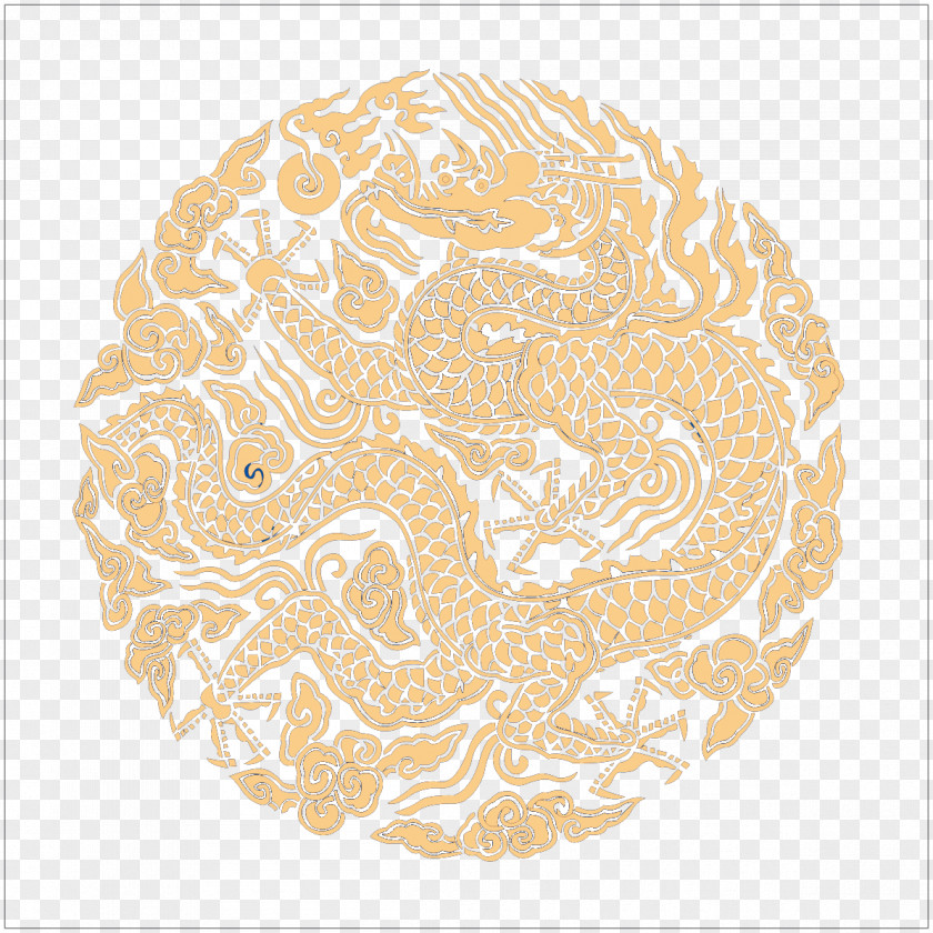 Dragon Vector Material Chinese Graphic Design PNG