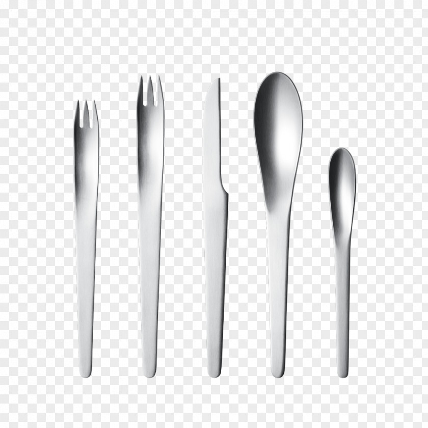 Stainless Steel Spoon Fork Cutlery Household Silver Tableware PNG