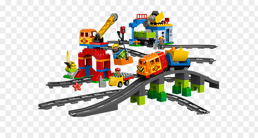 Lego Crane Set LEGO 10508 DUPLO Deluxe Train Duplo By Amazon.com PNG