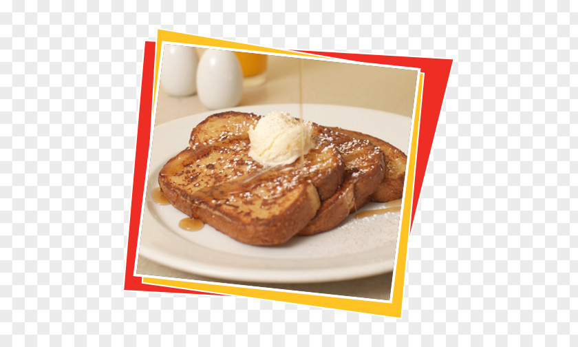 Menu French Toast Wild Eggs Treacle Tart Breakfast PNG