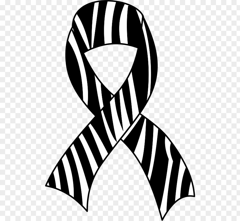 Ribbon Awareness Zebra Ehlers–Danlos Syndromes Clip Art PNG