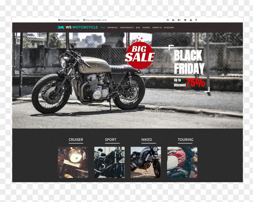 Spa Landing Page Motorcycle Helmets Accessories Bobber Honda Motor Company PNG