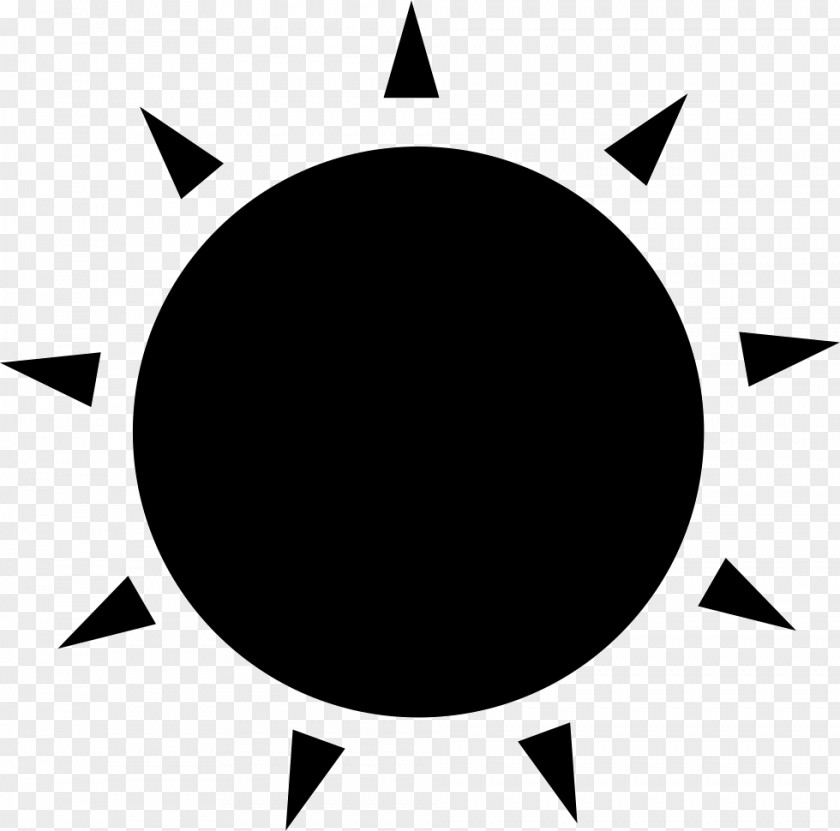 SUN RAY Silhouette PNG