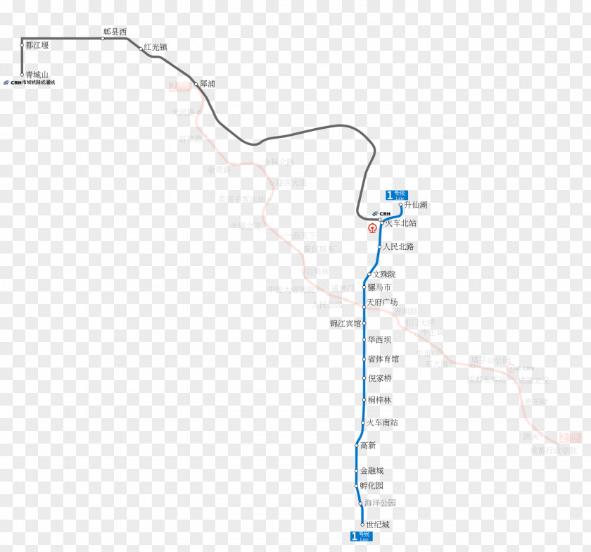 Chengdu Metro Chunxi Road Line 4 Rapid Transit PNG