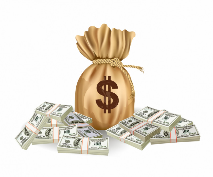 Dollar Money Bag Payment United States PNG