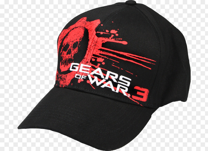 Gears Of War 3 Logo And Title Baseball Cap Product Font PNG