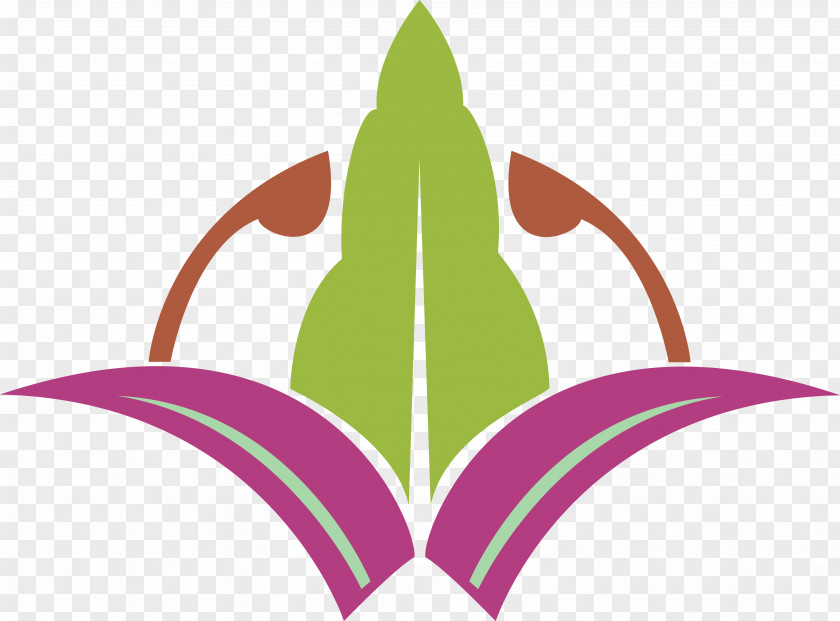 India Pattern Petal Symbol Logo PNG