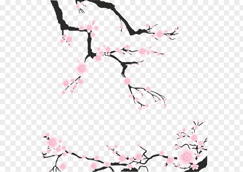 Peach Blossoms On A Branch Wedding Invitation Paper E-card Greeting Card PNG