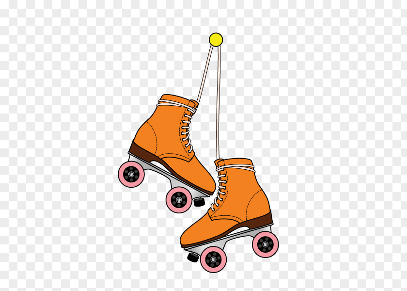 Skate Cartoon Vector Material Shoe Roller Skates Ice Skating PNG