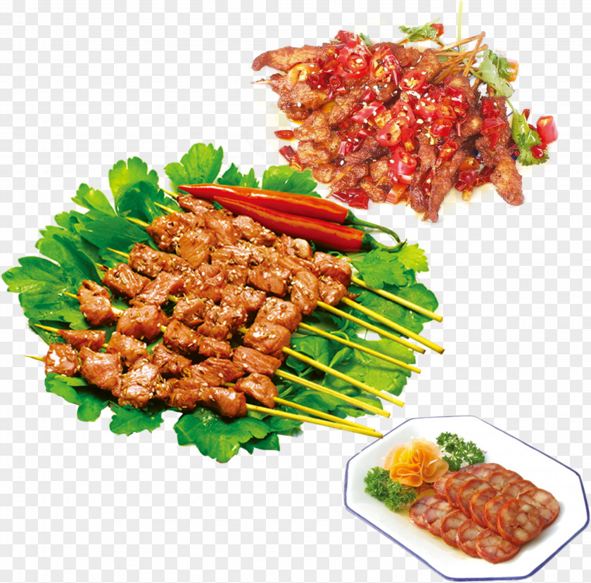 Spicy Food Barbecue Lamb Kebabs Kebab Chuan Meat PNG