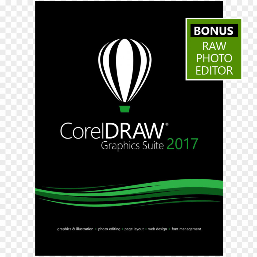 Suite CorelDRAW Graphics Brand Logo Green PNG