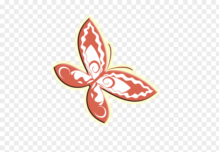 Cartoon Butterfly Drawing Pattern PNG