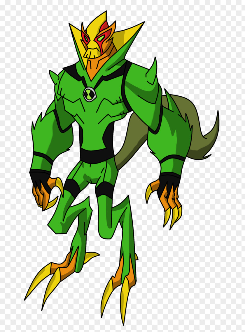 Diamondhead Four Arms Swampfire Ben 10 Wolf PNG