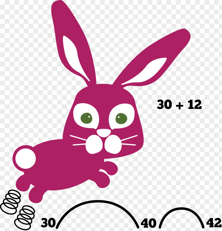Easter Bunny Sticker Whiskers Clip Art PNG