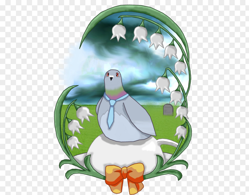 Lily Of The Valley Drawing Penguin Bird Cartoon PNG