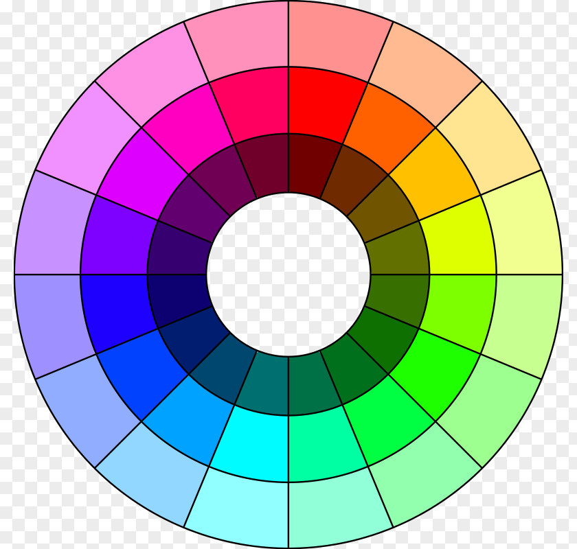 Paint Color Wheel Clip Art PNG