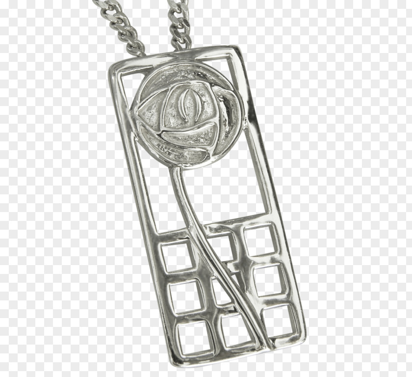 Silver Pendant Jewellery Chain Product Design PNG