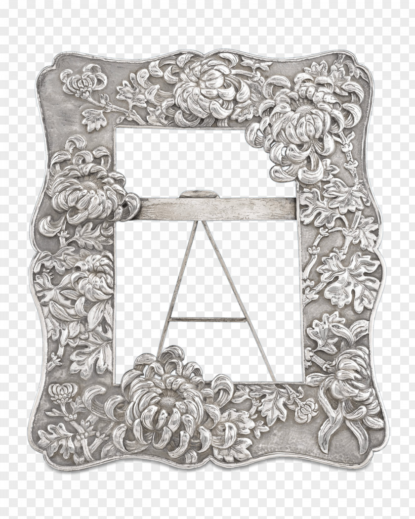 Silver Picture Frames Chinese Export Antique Porcelain PNG