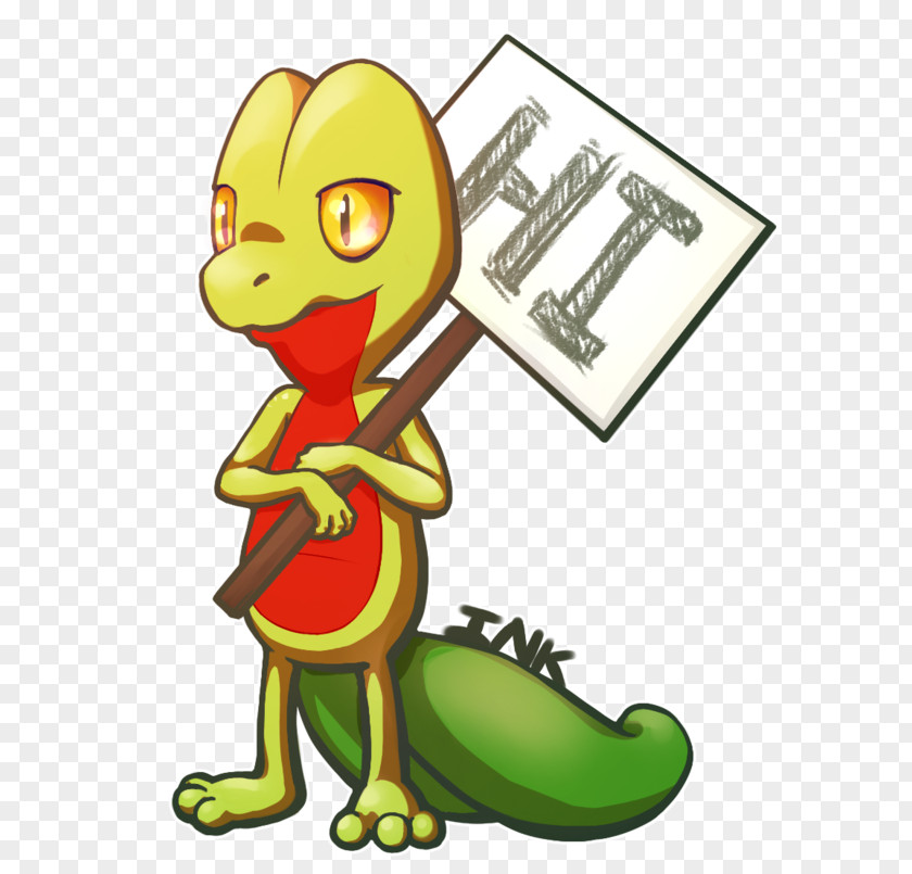 Treecko Reptile Cartoon Character Clip Art PNG